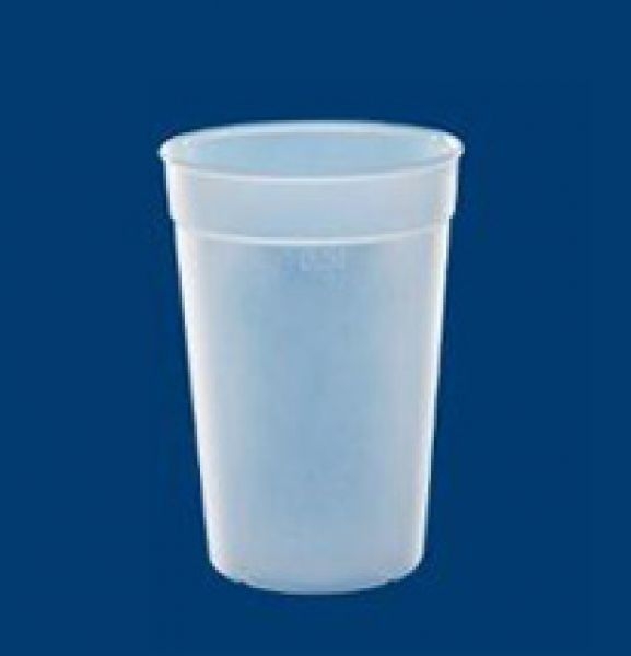 Mehrwegbecher 0,4l PP transparent gefrostet